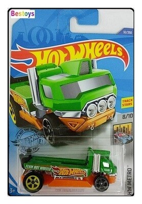 Hotwheels Hot Wheels Diecast Model Car 2018 32/250 Haulinator Flatbed Recovery Truck Metro