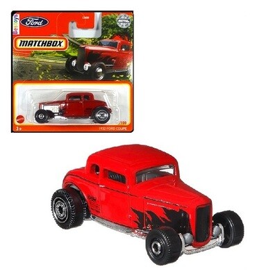 Matchbox Diecast Model Car 2022 8 / 100 Ford Coupe 1932 1/64 scale new in pack