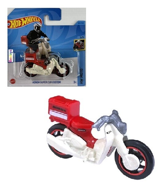 Hotwheels Hot Wheels Diecast Model Motorcycle Motorbike Bike 2023 160/250 Honda Super Cub Custom Moto