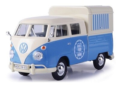 Motormax Motor Max 79576 VW Volkswagen Kombi T 1 T1 Double Cab Snack Van 1/24 scale