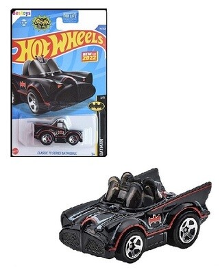 Hotwheels Hot Wheels Diecast Model Car First Edition 2022 78 / 250 Batmobile Classic TV Series Tooned new in pack