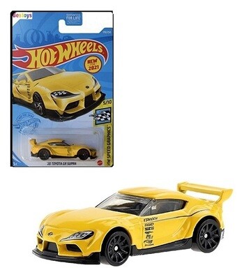 Hotwheels Hot Wheels Diecast Model Car First Edition 2021 178 / 250 Toyota GR Supra 2020 &quot;GReddy&quot; Speed Graphics new in pack