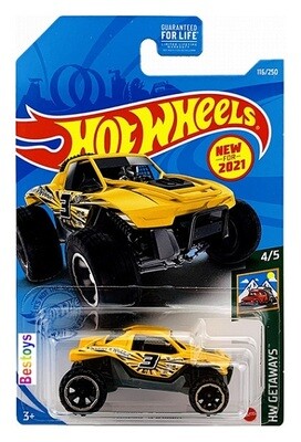 Hotwheels Hot Wheels Diecast Model Car First Edition 2021 116 / 250 Twinnin N Winnin No 3 Getaways new in pack
