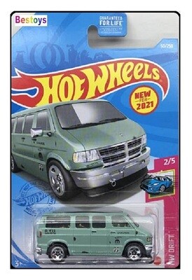 Hotwheels Hot Wheels Diecast Model Car First Edition 2021 50 / 250 Dodge Van "RYU" Drift new in pack