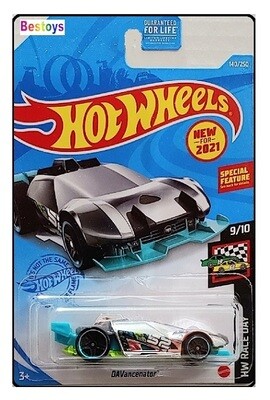 Hotwheels Hot Wheels Diecast Model Car First Edition 2021 140 / 250 DaVancenator No 52 Race Day 1/64 scale new in pack