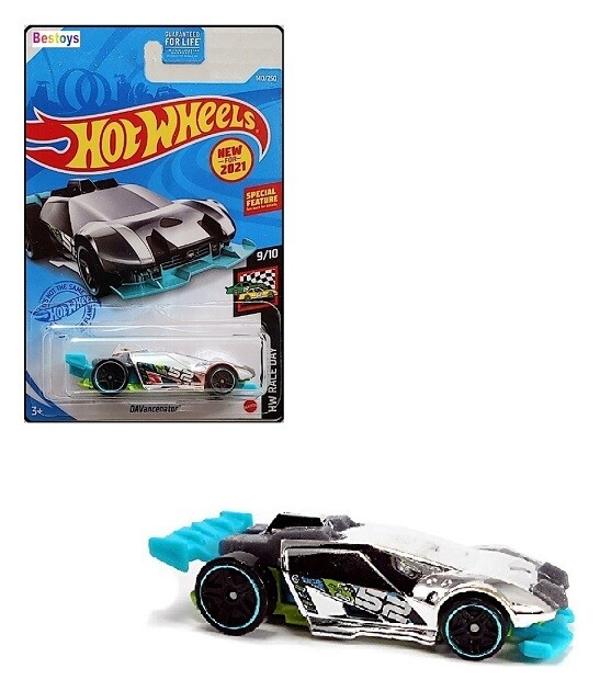 Hotwheels Hot Wheels Diecast Model Car First Edition 2021 140 / 250 DaVancenator No 52 Race Day 1/64 scale new in pack