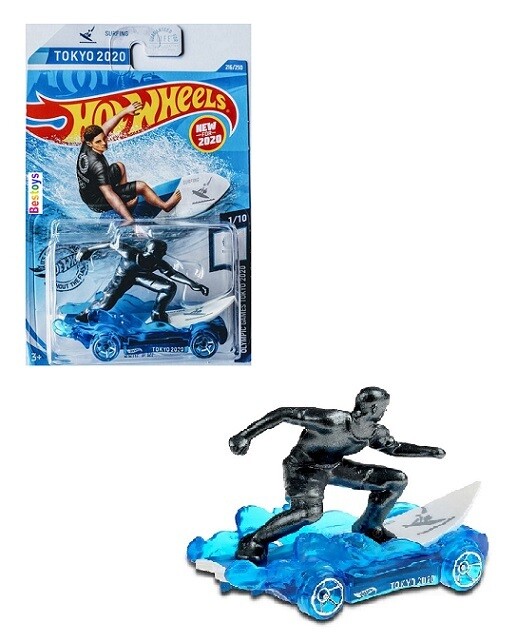 Hotwheels Hot Wheels Diecast Model Car First Edition 2020 216/250 Surf&#39;s Up Tokyo Olympic Games 2020 new in pack