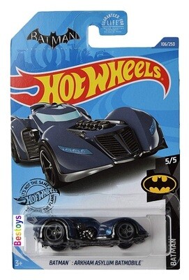 Hotwheels Hot Wheels Diecast Model Car Treasure Hunt 2021 106/250 Batmobile Arkham Asylum Batman new in pack