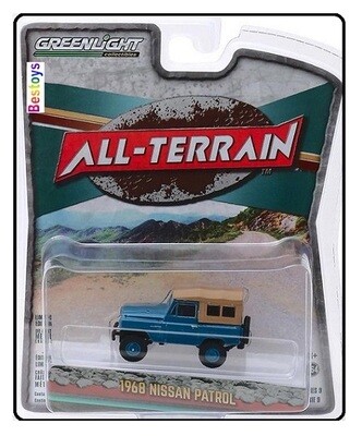 Greenlight Diecast Model Car All Terrain Series Nissan Patrol 1968 1/64 scale  new in pack