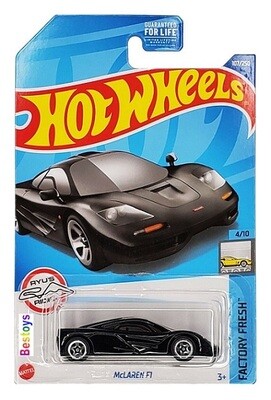 Hotwheels Hot Wheels Diecast Model Car 2023 107/250 McLaren F 1 F1 1/64 scale new in pack