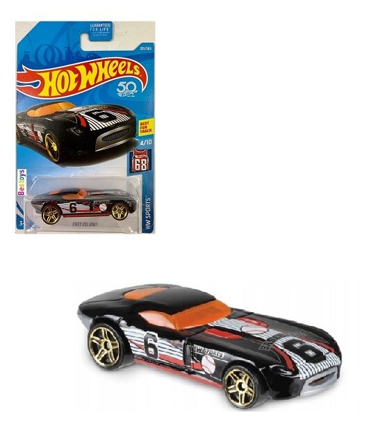 Hotwheels Hot Wheels Diecast Model Car 2022 201/250 Fast Felion No 6 50th Anniversary Sports