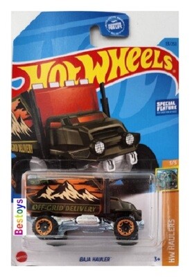 Hotwheels Hot Wheels Diecast Model Car 2022 33/250 Baja Hauler Truck Haulers