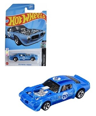 Hotwheels Hot Wheels Diecast Model Car 2022 18/250 Pontiac Firebird 1970 No 70 Modified 1/64 scale