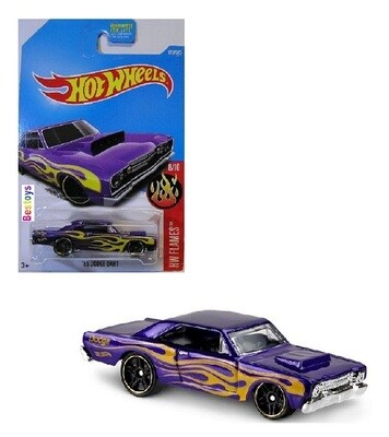 Hotwheels Hot Wheels Diecast Model Car 2017 160/365 Dodge Dart 1968 Flames 1/64 scale new in pack