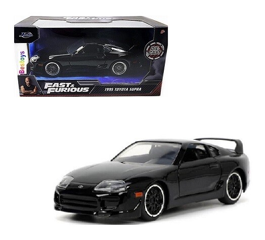 JADA Diecast Model Car 24037 Toyota Supra 1995 Fast &amp; Furious Movie Film TV 1/32 scale