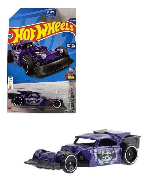 Hotwheels Hot Wheels Diecast Model Car 2022 212/250 Aristo Rat Drag Strip