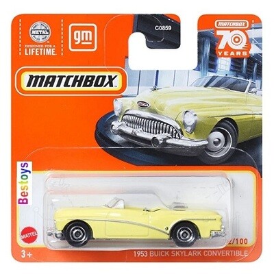 Matchbox Diecast Model Car 2023 32/100 Buick Skylark Convertible 1953 70th Anniversary 1/64 scale
