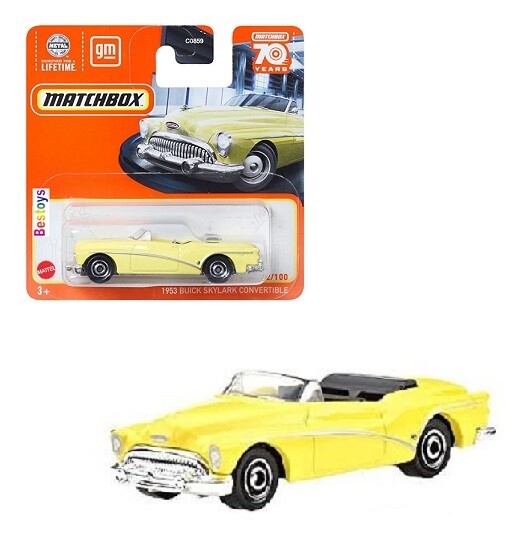 Matchbox Diecast Model Car 2023 32/100 Buick Skylark Convertible 1953 70th Anniversary 1/64 scale