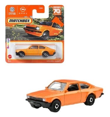 Matchbox Diecast Model Car 2023 73/100 Opel Kadett 1975 70th Anniversary 1/64 scale