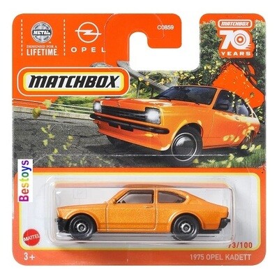 Matchbox Diecast Model Car 2023 73/100 Opel Kadett 1975 70th Anniversary 1/64 scale