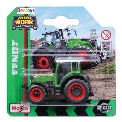 Maisto Mini Work Machines Tractor Fendt Vario 208, Farm Agricultural +- 1/64 scale