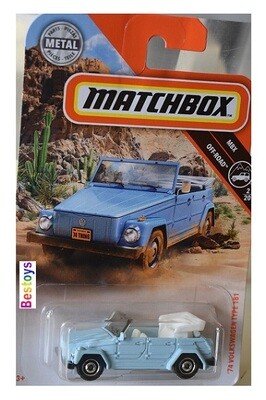 Matchbox Diecast Model Car 2019 75/100 VW Volkswagen Type 181 1974 Offroad 1/64 scale