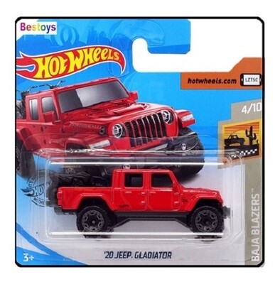 Hot Wheels 2020 157/250 Jeep Gladiator 2020 + 2 Motorbikes Baja Blazers
