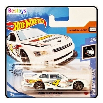 Hotwheels Hot Wheels Diecast Model Car 2020 209/250 Chevy Chevrolet Impala 2010 No 4 Race Team 1/64 scale