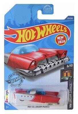 Hotwheels Hot Wheels Diecast Model Car First Edition 2020 129/250 Mattel Dream Mobile Dream Garage