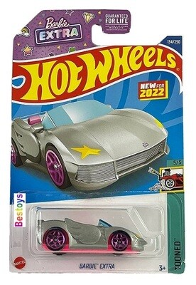 Hotwheels Hot Wheels Diecast Model Car First Edition 2022 134/250 Barbie Extra Car Tooned
