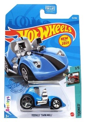 Hotwheels Hot Wheels Diecast Model Car First Edition 2021 13/250 Twin Mill Tooned
