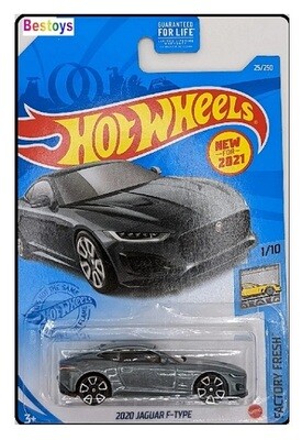 Hotwheels Hot Wheels Diecast Model Car First Edition 2021 25/250 Jaguar F Type 2020 Factory Fresh