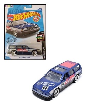 Hotwheels Hot Wheels Diecast Model Car First Edition 2020 57/250 Volvo 850 Estate Stationwagon No 14 Race Day 1/64 scale