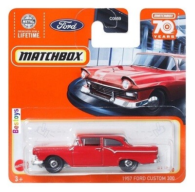 Matchbox Diecast Model Car 2023 21/100 Ford Custom 1957 70th Anniversary 1/64 scale