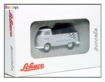 Schuco Piccolo Diecast Model 5635 VW Volkswagen Kombi T 1 T1 Pickup + BMW Motorcycle Bike Limited Edition 1/90 scale