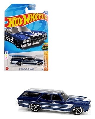 Hotwheels Hot Wheels Diecast Model Car 2022 111/250 Chevy Chevrolet Chevelle SS Stationwagon 1970 Wagons 1/64 scale