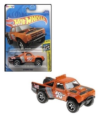 Hotwheels Hot Wheels Diecast Model Car 2020 128/250 Dodge D 100 D100 Pickup 1987 &quot;K&amp;N&quot; Speed Graphics 1/64 scale