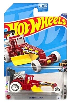 Hotwheels Hot Wheels Diecast Model Car 2022 30/250 Street Cleaver Metro