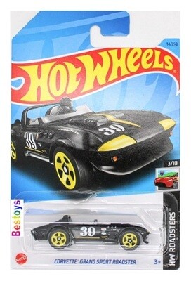 Hotwheels Hot Wheels Diecast Model Car 2022 14/250 Chevy Chevrolet Corvette Grand Sport Roadster No 39 Roadsters 1/64 scale
