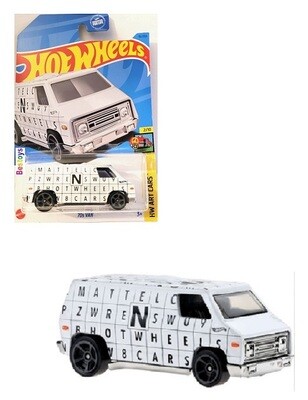 Hotwheels Hot Wheels Diecast Model Car 2022 16/250 70&#39;s Van Art Car 1/64 scale
