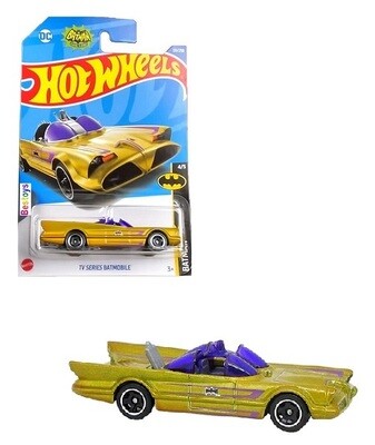 Hotwheels Hot Wheels Diecast Model Car 2022 131/250 Batmobile Batman Classic TV Series 1/64 scale