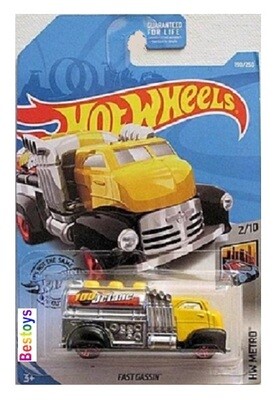 Hotwheels Hot Wheels Diecast Model Car 2020 190/250 Fast Gassin Tanker "100 Octane" Metro
