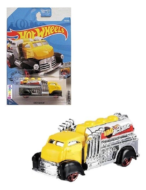 Hotwheels Hot Wheels Diecast Model Car 2020 190/250 Fast Gassin Tanker &quot;100 Octane&quot; Metro