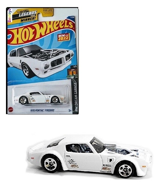 Hotwheels Hot Wheels Diecast Model Car First Edition 2022 1/250 Pontiac Firebird 1970 Dream Garage 1/64 scale