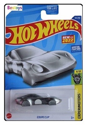 Hotwheels Hot Wheels Diecast Model Car First Ed 2022 101/250 Coupe Clip Keyring Car Experimotors