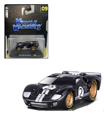 Maisto Muscle Machines Diecast Model Car Ford GT 40 GT40 Mk 2 MK2 1966 No 2 1/64 scale