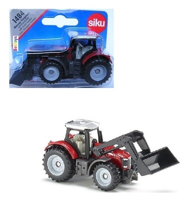 SIKU Diecast Model 1484 Massey Ferguson Tractor with frontloader Farm Agriculture +- 1/64 scale