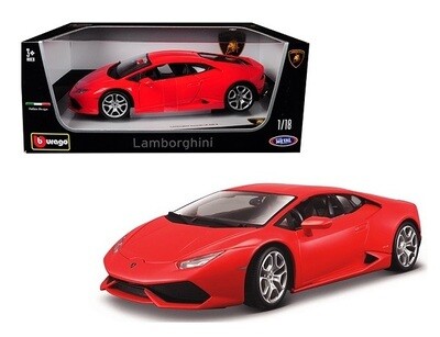 Burago Diecast Model Car 11038 Lamborghini Huracan LP 610-4 1/18 scale