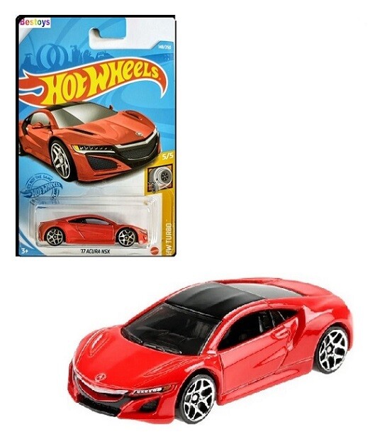 Hotwheels Hot Wheels Diecast Model Car 2021 148/250 Honda Acura NSX 2017 Turbo 1/64 scale