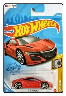 Hotwheels Hot Wheels Diecast Model Car 2021 148/250 Honda Acura NSX 2017 Turbo 1/64 scale